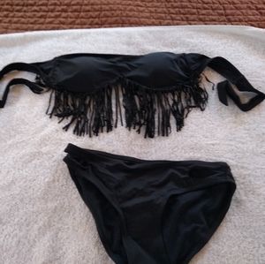 Black Medium bikini new without tags